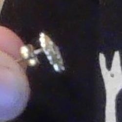 2 10k gold nugget earring