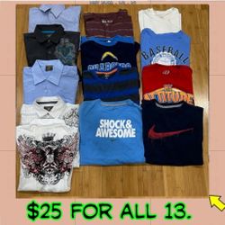 Boy's Shirts (Extra Large).