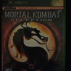 Xbox Live Online Enabled -  Mortal Kombat Deception, Game DVD Mint, No Manual, Rated M