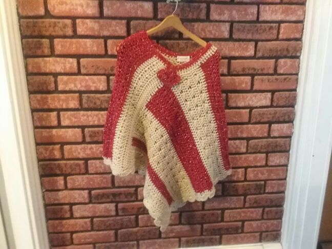 New, one of a kind, ladies or teenagers poncho