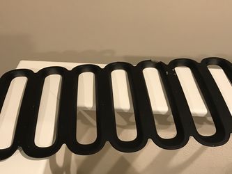 Wrangler JK grill insert (Chrome/ Black Is Plasti-dip)