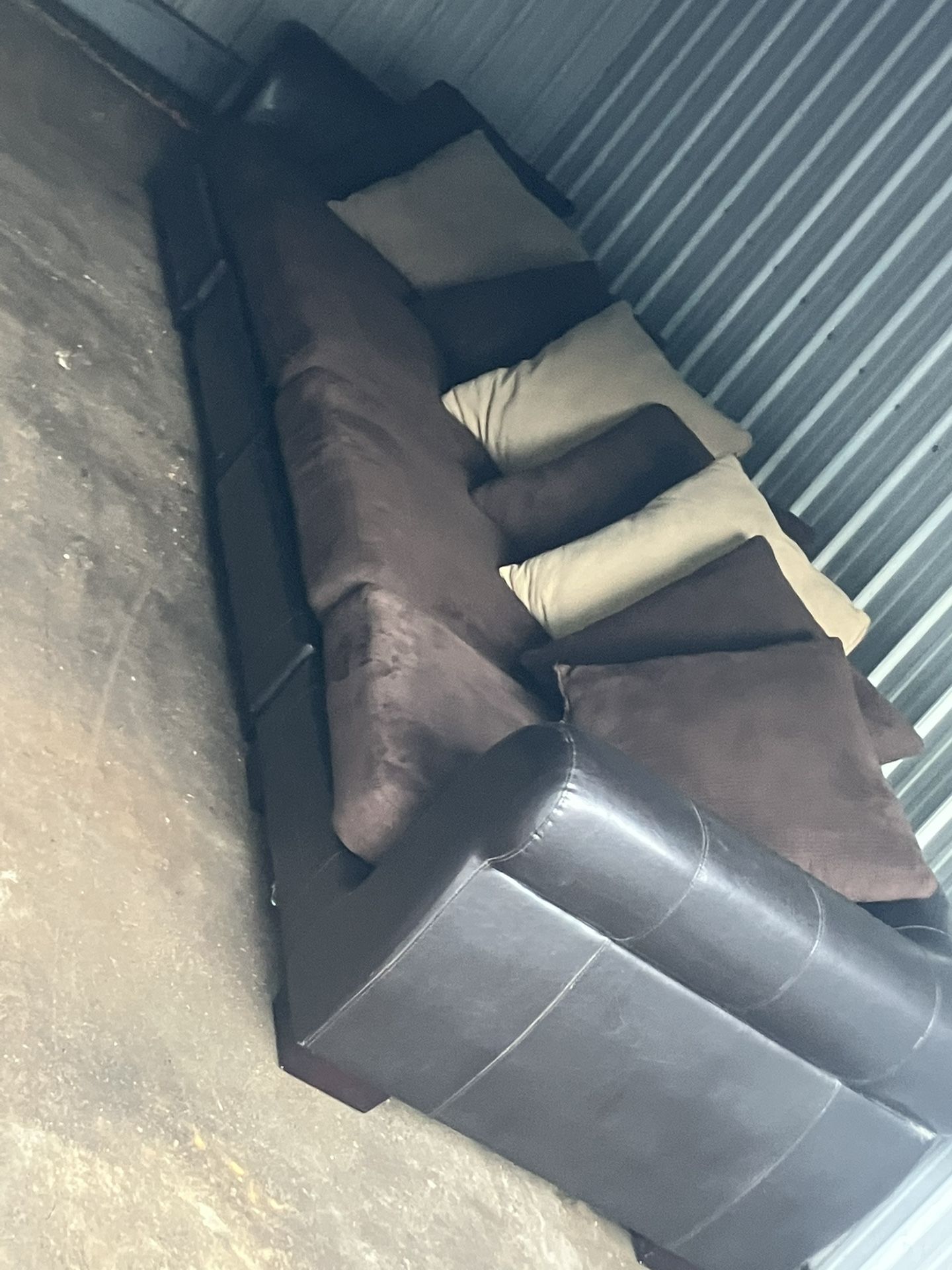 Black And Brown Couch