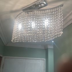 Crystal Wave Shape Chandelier