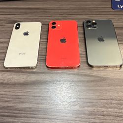 Apple iPhone 12 Pro iPhone 12 iPhone XS Unlocked