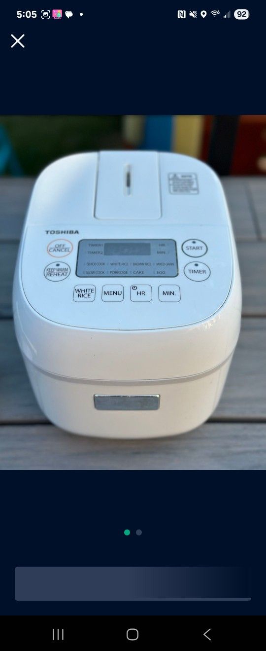Toshiba Rice Cooker 3c