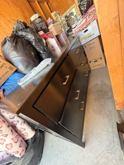 Black dresser