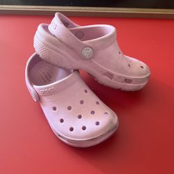 Pink 10c Kids Crocs