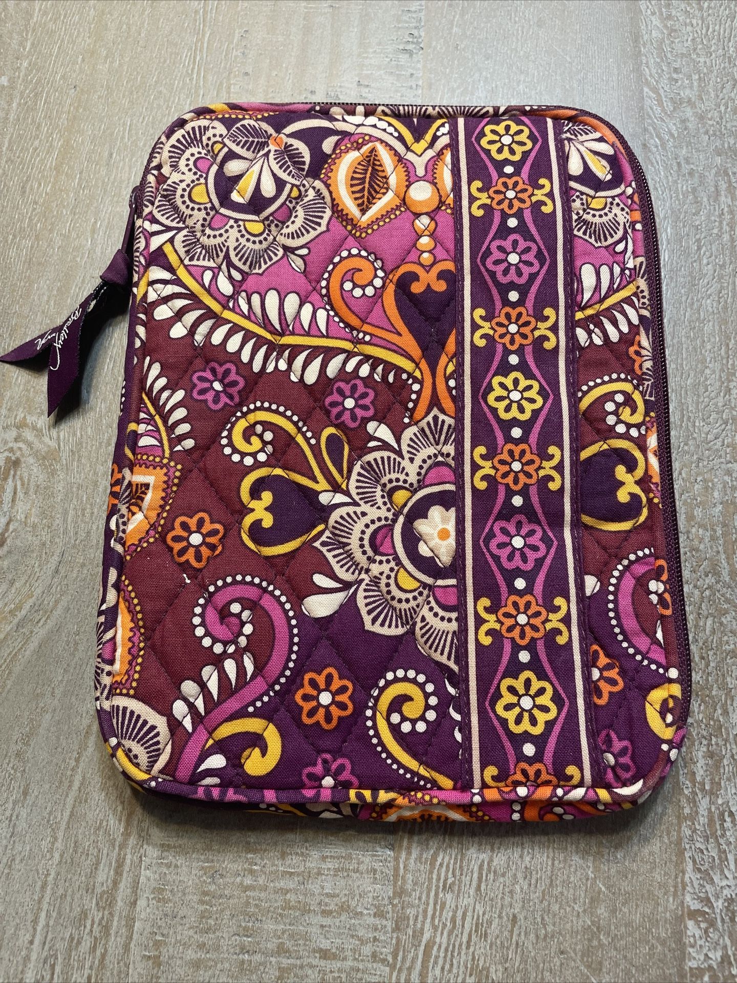 VERA BRADLEY Safari Sunset iPad/Tablet Padded Reader/Case/Kindle/E-Reader/Nook