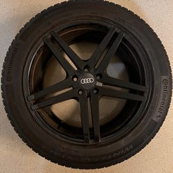 19” Black Rims & Tires For Audi-set of 4