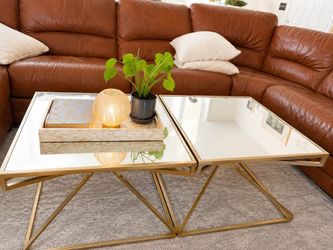 Two coffee tables or side tables sold together or seperate