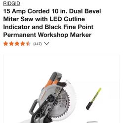 Ridged Miter Saw