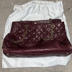 Michael Kors Burgundy Purse