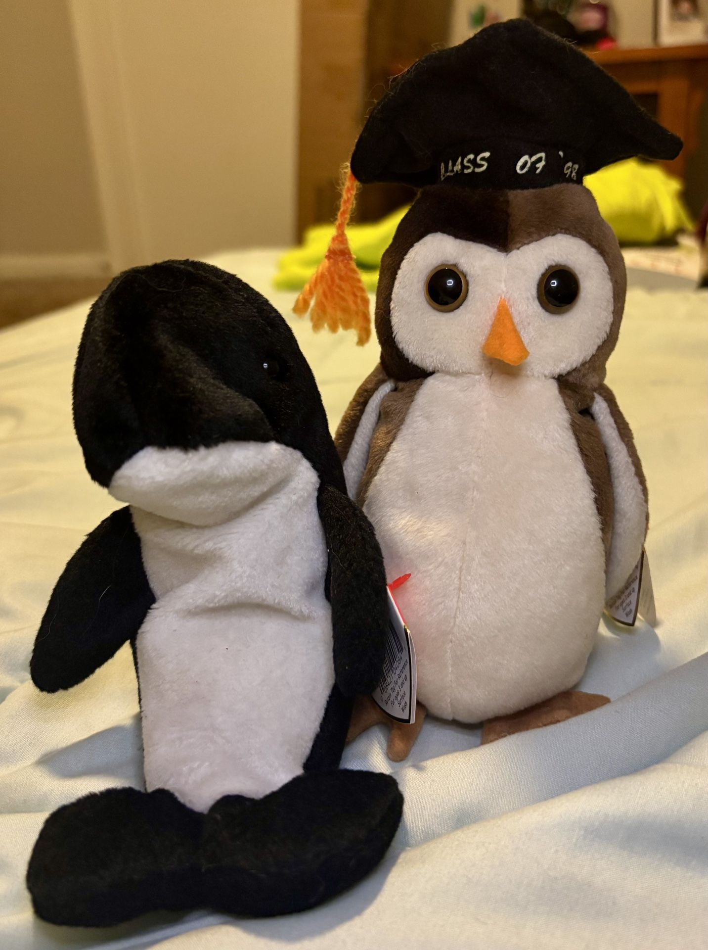 2 Vintage Ty Beanie Babies. W/ Tags. Great Condition!