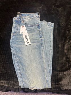 purple jeans