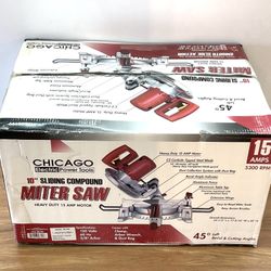 Chicago 10” Sliding Compound Miter Saw