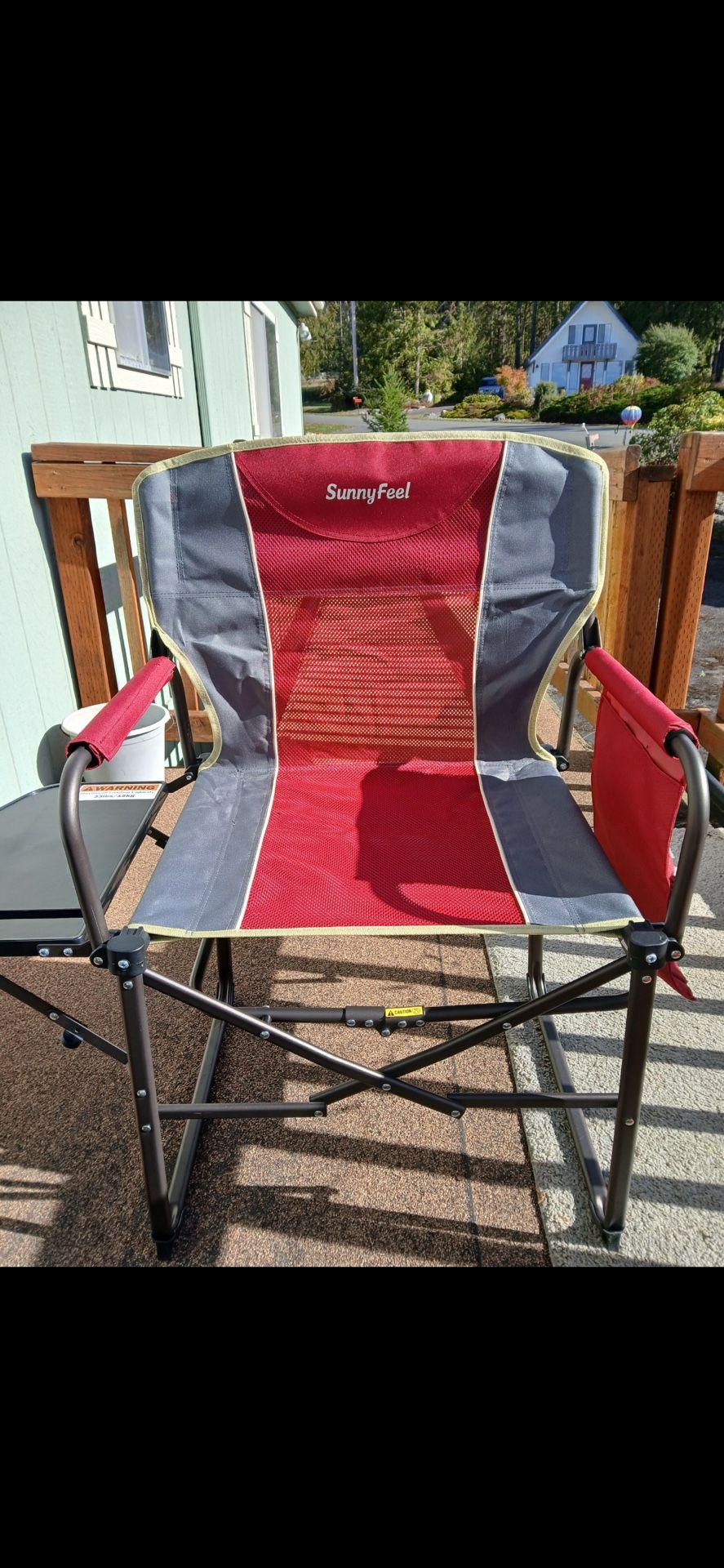 Heavy duty folding directors chair