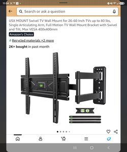 USX MOUNT Full Motion TV Wall Mount (New)