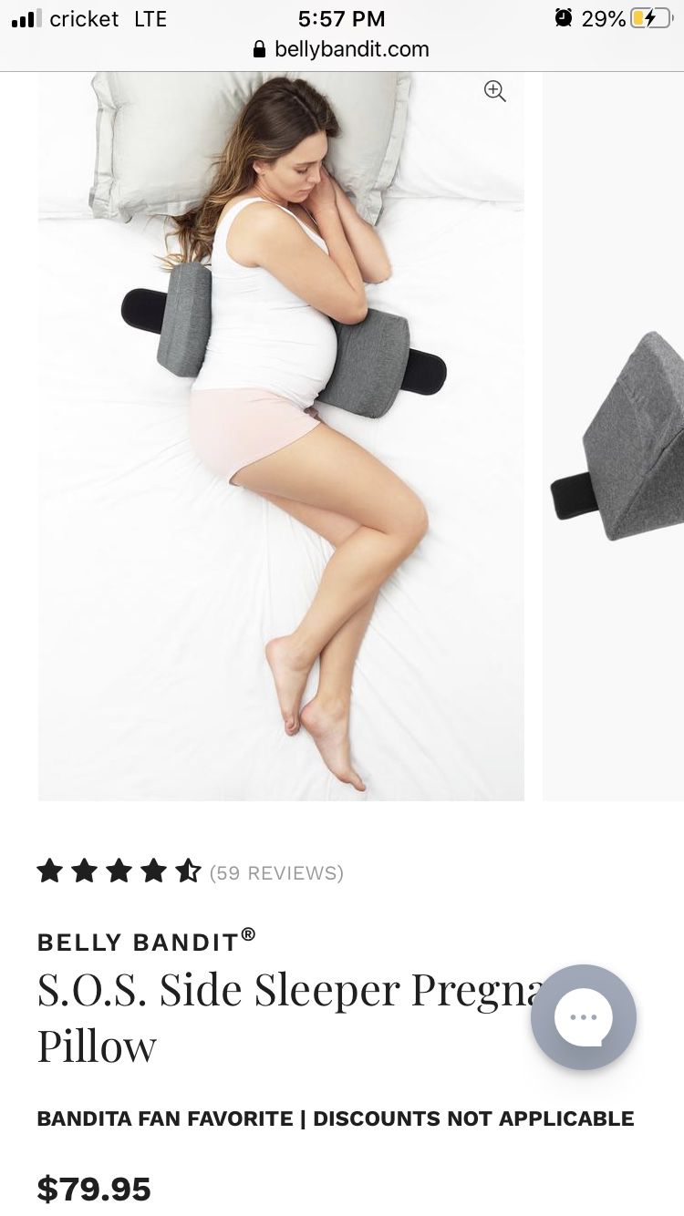 Belly Bandit Side Sleeper Pregnancy Pillow