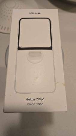 GENUINE Samsung Clear Case with Ring for Samsung Galaxy Z Flip6 EF-QF741 (Brand New/Sealed)
