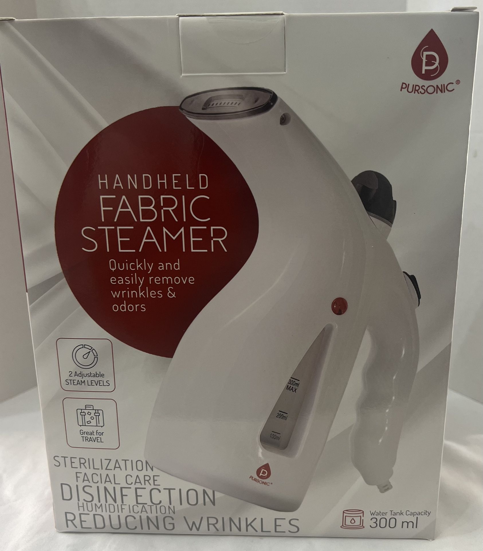 Steamer for Clothes, Handheld Clothes Steamer, Garment Steamer with 300ml Tank, Fast Heat up Steam Iron Fabric Wrinkle Remover for Home and Travel