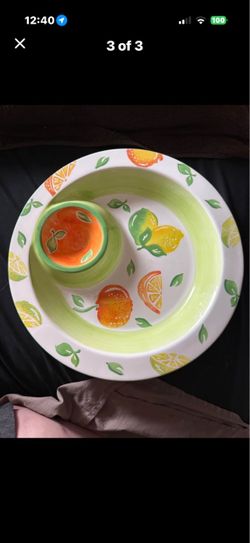 Chip & dip tray