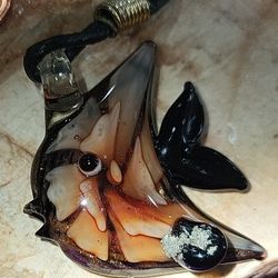 Glass Fish Pendant 