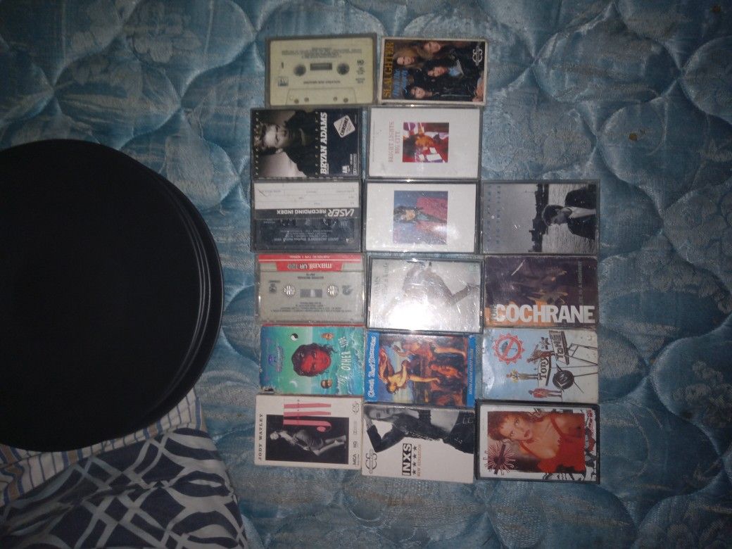 A Variety Of Cassette Tapes