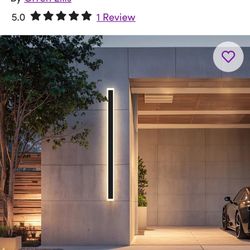 Two Modern Outdoor Wall Lights 