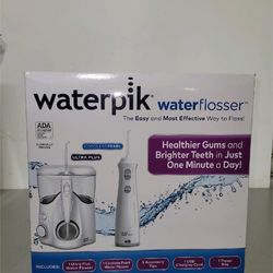 New in box Waterpik Ultra Plus and Cordless Pearl Water Flosser Combo Pack Retail Price: $115 Ultra Plus Performance Water Flosser With 10 Pressure