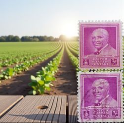 (Lot Of 2) 1948 Scott #953 Dr. George Washington Carver 3-cent Stamps New &Used Post Marked Canceled. Scott #953 The stamp displayed is a 3-cent Unite