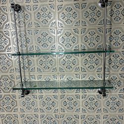 Tempered Glass Shelf-Two Shelves