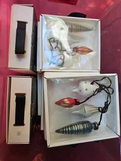 Hearth & hand with magnolia 4pc ornaments. Bulk set of 9 boxes