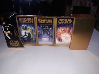 Star Wars Trilogy Special Edition (VHS, 1997) Digitally Remastered Gold Box Set