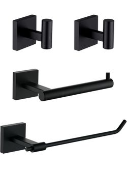 KOKOSIRI 4 Pieces Bathroom Hardware Set Stainless Steel