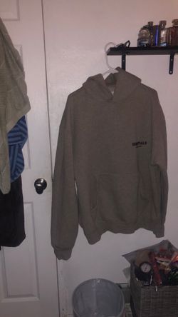 Essentials Fear Of God Grey Hoodie Size Large
