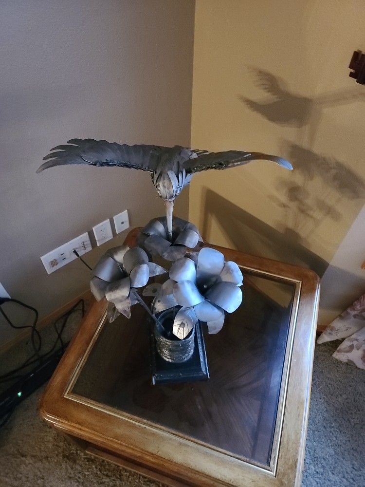 Scrap Metal Hummingbird Art