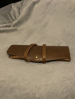 Line of Trade Leather Glasses Case