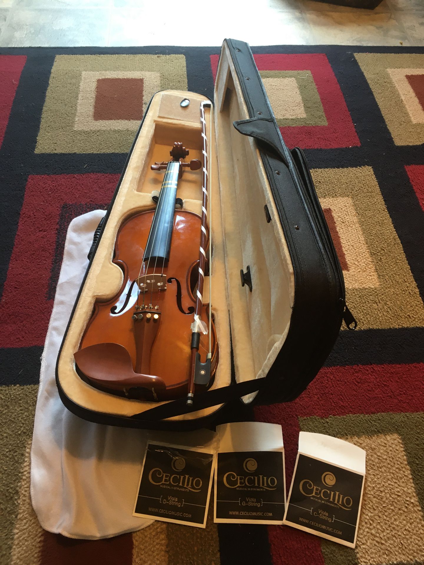 Viola 14” Cecilia violin musical instrument