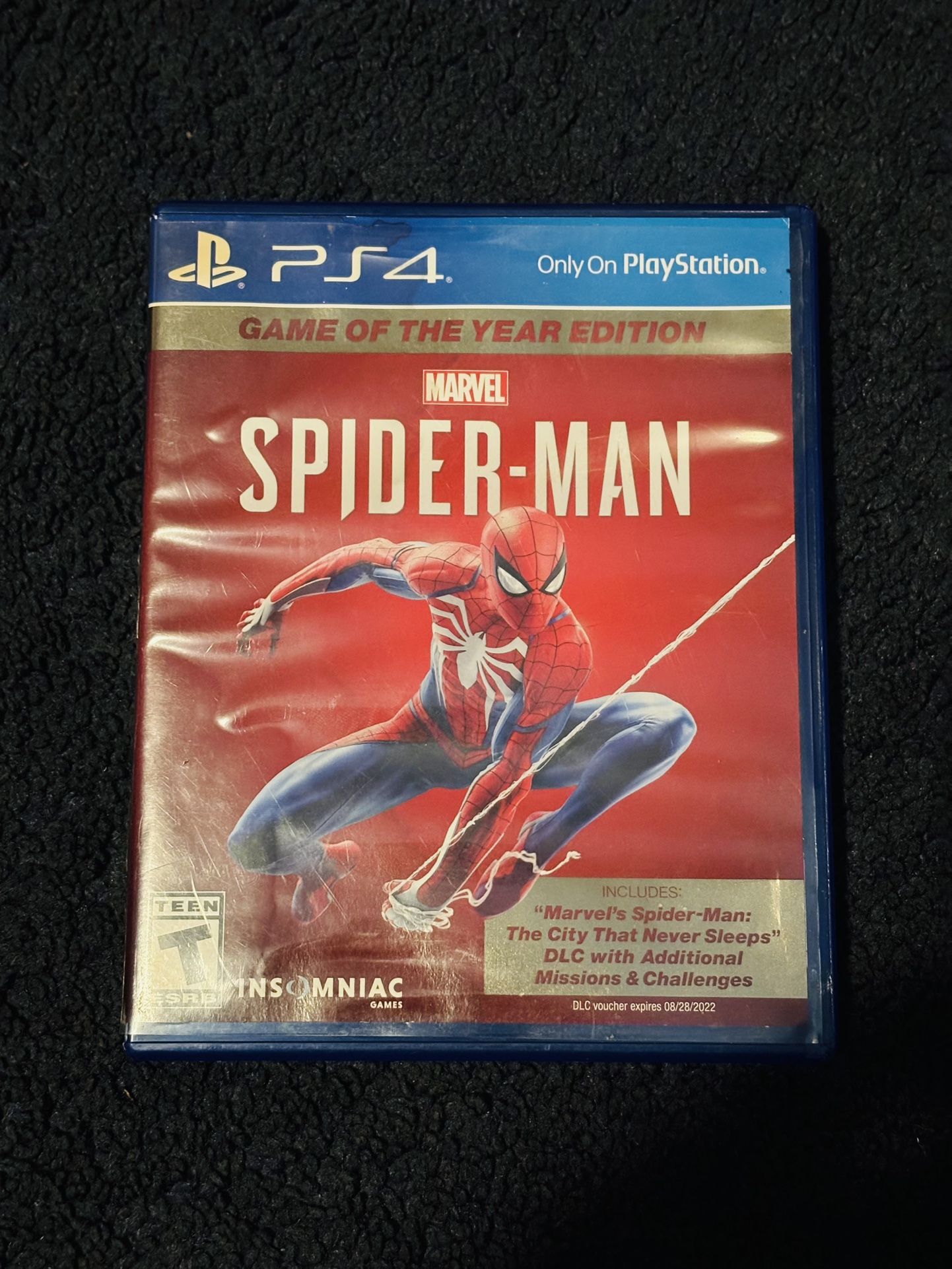 Spider-Man (PS4) — Complete with Case, Great Condition