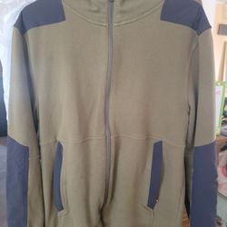 Brunt Works Full Zip Hoodie Mens Medium 