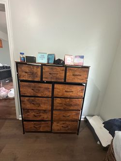 Bed and dresser