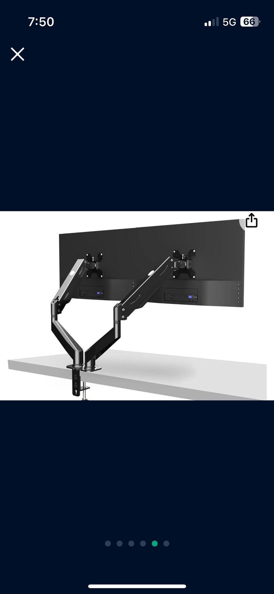 **DUAL MONITOR STAND** $25 OBO