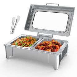 PYY Chafing Dish Buffet Set With Electric Heating Element,Buffet Servers And Warmer
