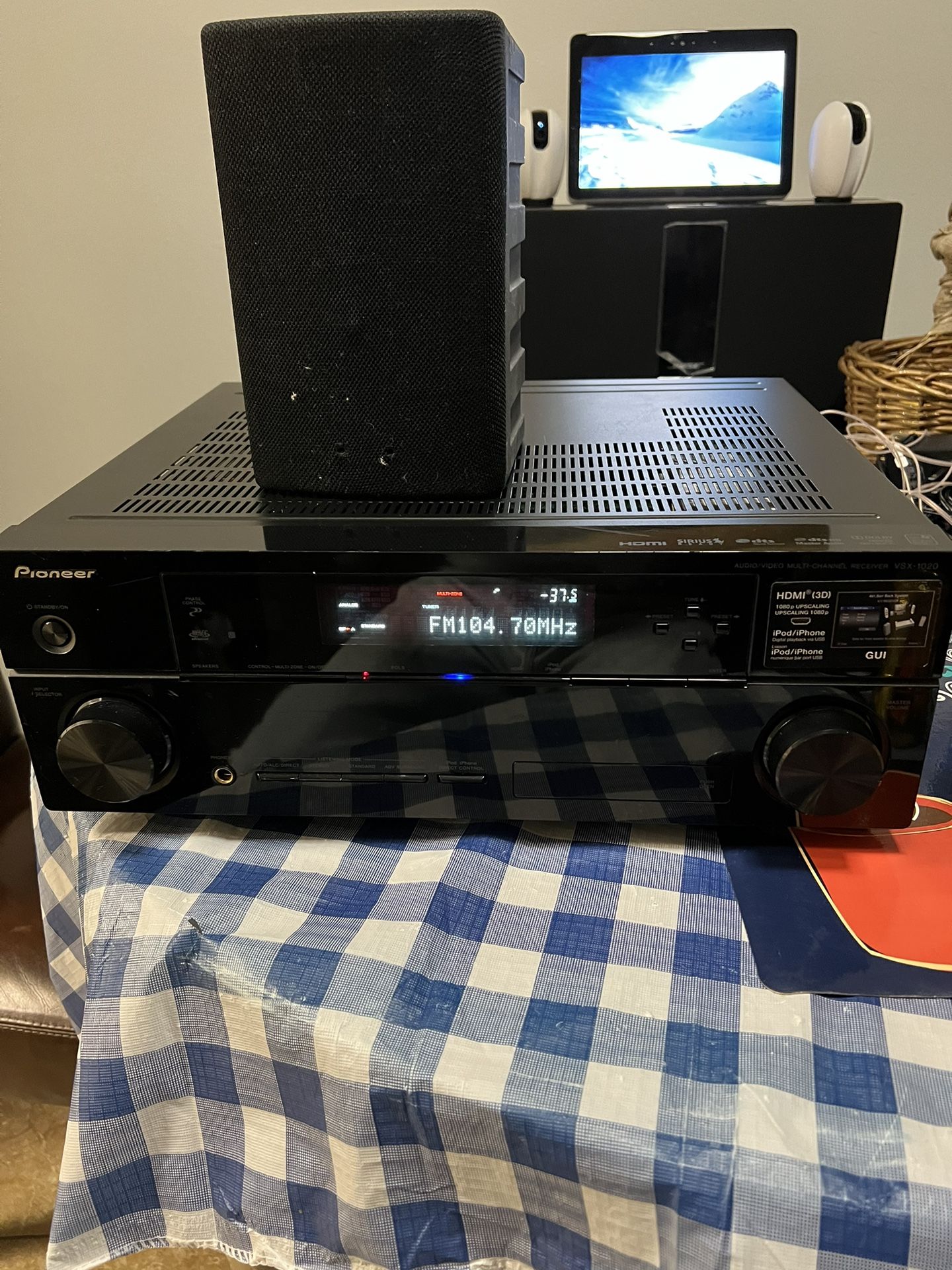 Pioneer Vsx 1020 K 7.1 3D Ready Audio Vídeo Multi Channel Receiver Pioneer Vsx 1020 K 7.1 3D Ready Audio Vídeo Multi Channel Receiver