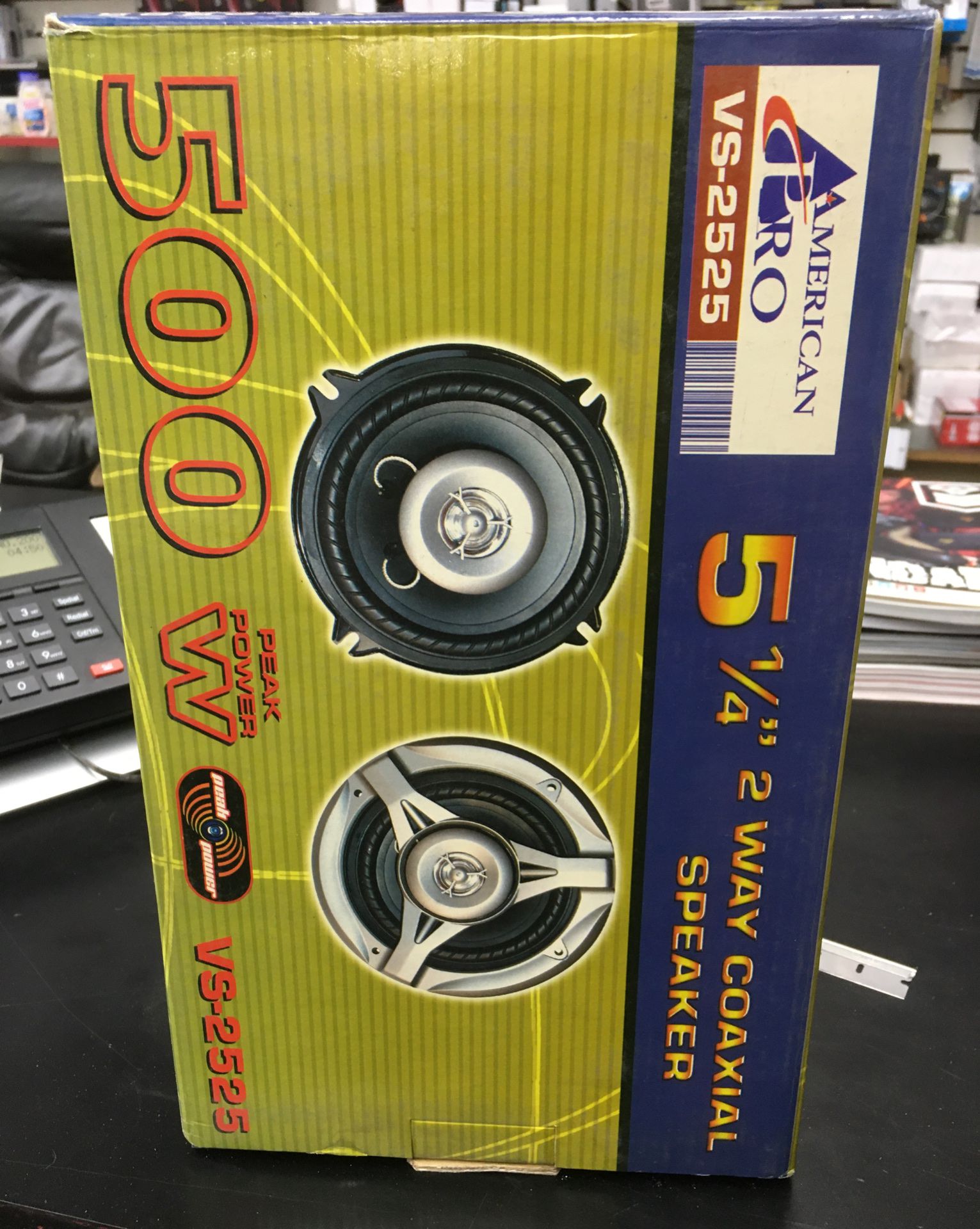 5 1/4 inch speakers 2ways new 500 watts power