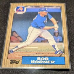 1987 Topps - Collectors Edition (Tiffany)  #660  Bob Horner, Atlanta Braves 