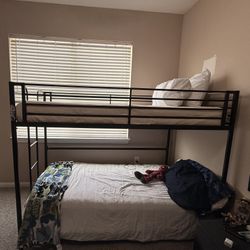Twin Over Twin Bunk Bed 