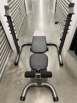 Weider XRS20 XRS 20 Bench w/ Rack Preach