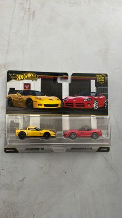 Hot Wheels Car Culture 2-Pack Corvette Z06 & Viper SRT-10