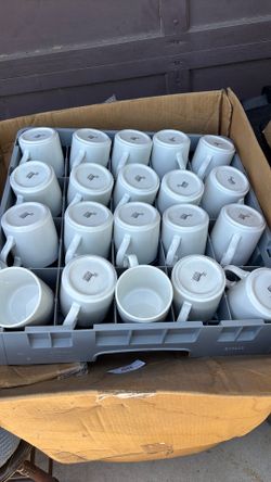 Steelite international coffee cups, made in England